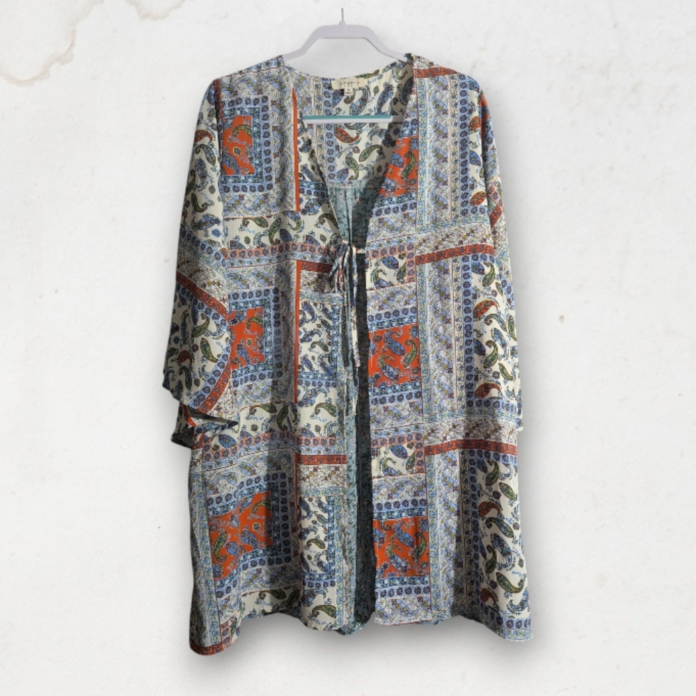 Umgee Multicolor Patterned Swim Coverup